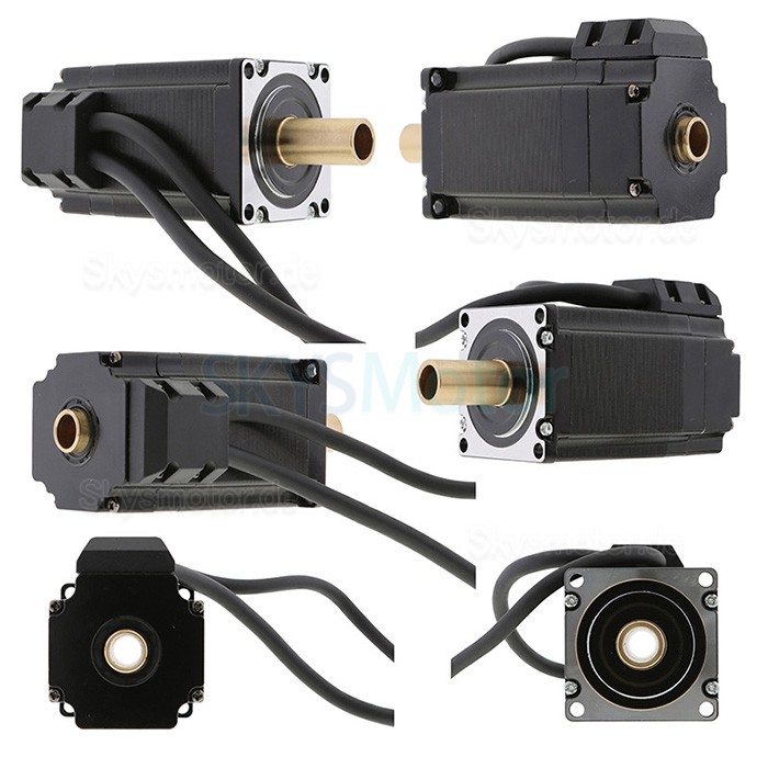 Nema 23 Hohlwellen Schrittmotor OK57DL76EC1-B-NK30 1,8° 1,89Nm 4,2A 2,52V Doppelwelle